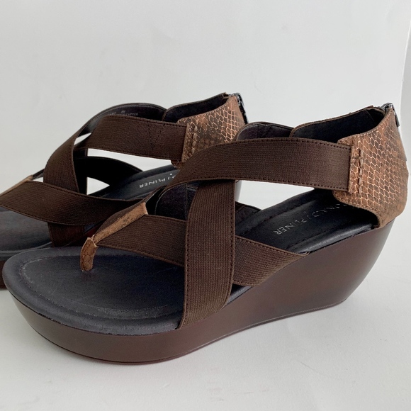 designer platform wedge sandals